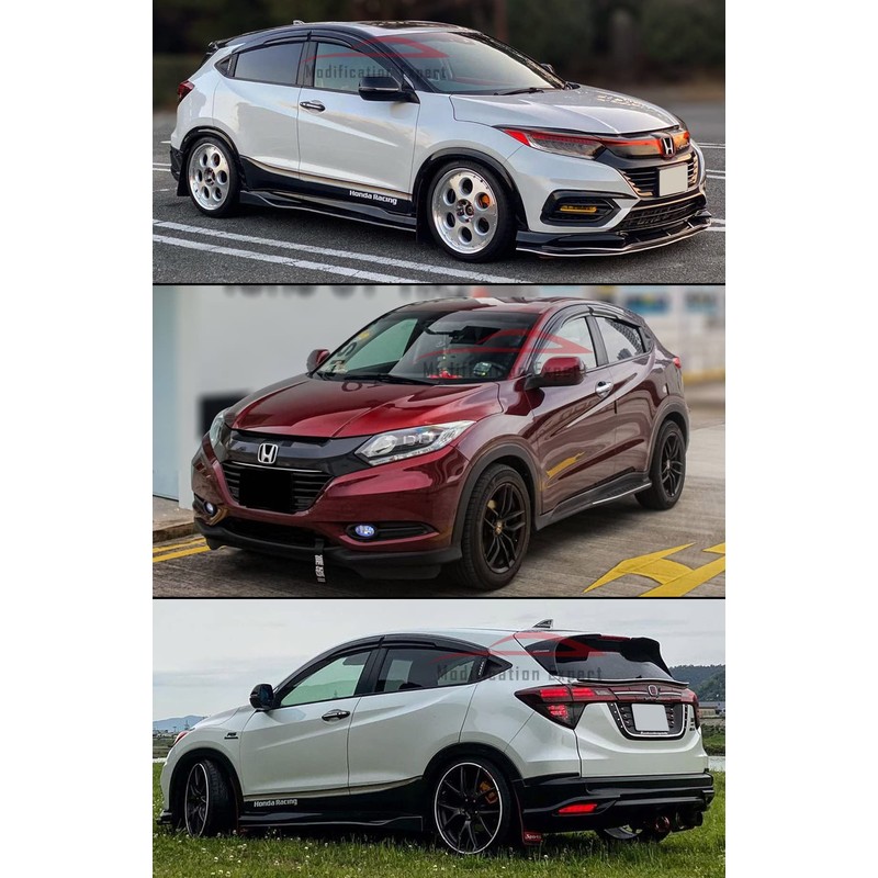 Fits for 2015-2022 Honda HR-V HRV 3D Wavy Mugen Style
