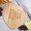 'Baby Crib' Wooden Heart Shaped Chopping/Cutting Board (WB00081027)