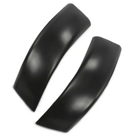 CROSSDESIGN Corner Roof Moldings Pair Unpainted Black Left & Right Side Compatible with Ford F250 F350 F450 F550 Super Duty 1999-2007 Regular & Crew Cab Only/Not Fit Extended Cab