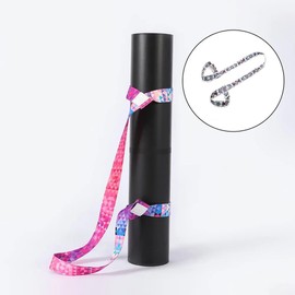 HTARTZ Yoga Mat Strap - Adjustable Durable Yoga Mat Carrier and Stretching Strap - Yoga Mat Strap Sling[MAT NOT Included], White