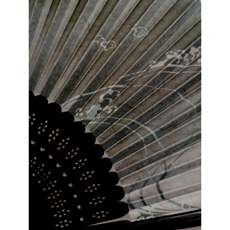 VX Gradient Men's Lightweight Hand Fan with Fan Bag (VXGBL-032)