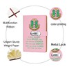 JOHSBYD AKA Sorority Gift Leather Combination Lock Notebook for Women