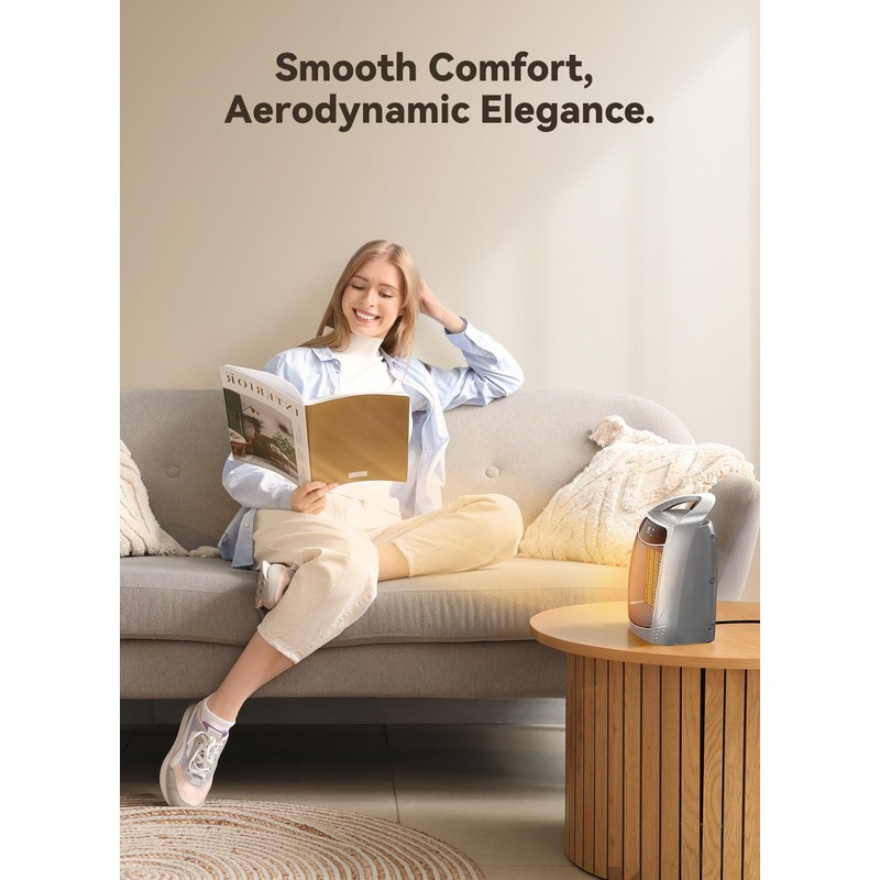 GiveBest Digital Space Heater, 1500W Portable Electric Heater for Indoor