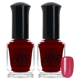 With Shan 60 second nail polish, M145 pomegranate syrup, 9ml, 2 pcs / 위드샨 60초 매니큐어, M145석류시럽, 9ml, 2개