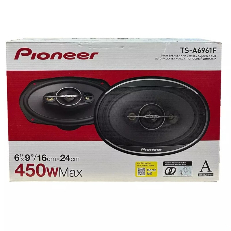 Pioneer 450watts 4 Way 6"x9" Rear Deck Speakers For 2003-2013