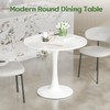 Soohow 31.5" Small Round Dining Table Seats Up to 2-4
