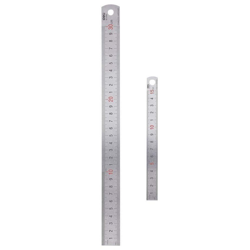 Stainless Steel Straight Ruler 11.8 inches (300 mm) (Large) x