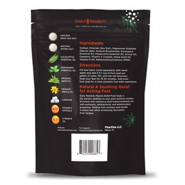 Muscle Relief Foot Soak with Epsom Salt, Made in USA, Soothe Tired Feet, Softens Calluses and Helps Athletes Foot 1lbs