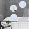 Lrtzizy 2PCS Clear Acrylic Corner Splash Guards Shower Bathtub Splash