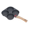Egg Frying Pan Heat Sensitive Silicone Aluminium Pancake Frying Pan