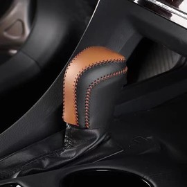 Baceyong Leather Car Gear Knob Cover for T0y0ta