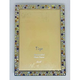 Tizo 4" X 6" Vintage Jeweled Frame, Made in Italy …