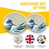 Vinyl Stickers (Set of 2) 7.5cm - Vintage Great Wave