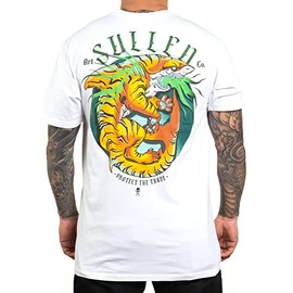 Sullen Men's Tiger Belly Shark Capsule Tattoo Lifestyle Graphic Premium Short Sleeve Tee