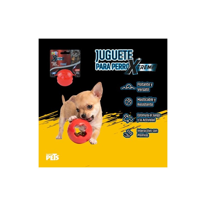 Fancy Pets Juguete Bola Mini Xtreme para Perros Resistente Masticable