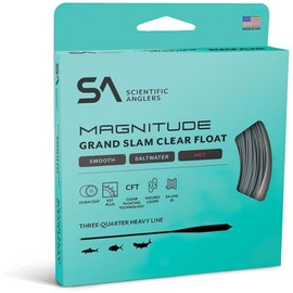 Scientific Anglers Magnitude Smooth Grand Slam Clear Tip Fly Fishing Line for Saltwater Flats, Clear Tip Floating, Horizon/Clear - 10 wt.