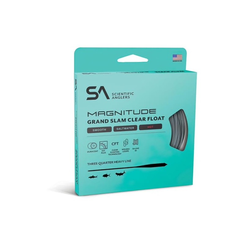 Scientific Anglers Magnitude Smooth Grand Slam Clear Tip Fly Fishing