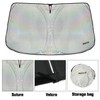 Iridescent Windshield Sun Shade fit for 2018-2025 Jeep Wrangler JL