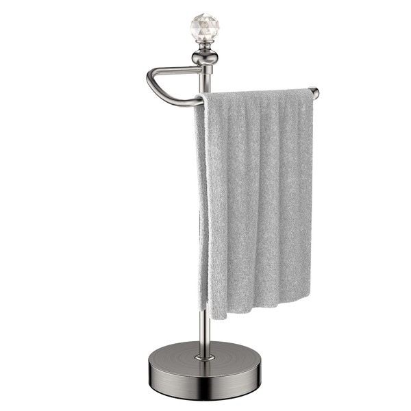 ROLABAM Heavy Weighted Hand Towel Holder(with Crystal Ball) Hand Towel