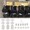 3pcs Toggle Switch Matte Chrome Coating Heavy Duty Toggle Flick