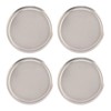 4PCS Door Speaker Grille Cover Round Aluminium Alloy Replacement for