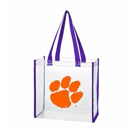 Desden Clemson University Tigers Clear Regulation Sized Stadium Tote