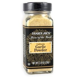 Trader Joe's Spices Of The World California Garlic Powder NET WT. 2.6 OZ (73g) - 2-PACK