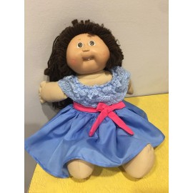 Unbranded Fits 16" 18" Cabbage Patch Kids CPK Clothes Jane Spring or Easter Dress Only