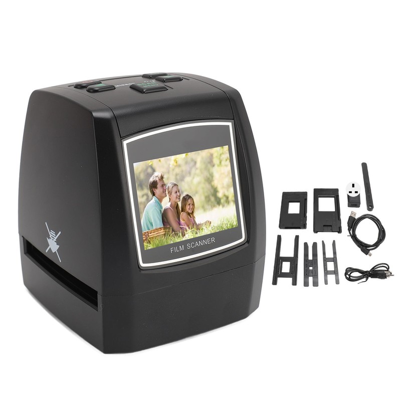 Film and Slide Scanner 22MP Interpolation 2.4 Inch LCD Screen
