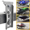 8 PCS 8" Boat Trailer Bunk Brackets, Galvanized Swivel Top,