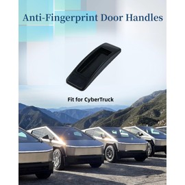 eosorssa Anti-Fingerprint Door Handles Fit for CyberTruck Universal Self-Adhesive Car Door Handle 4 Pack