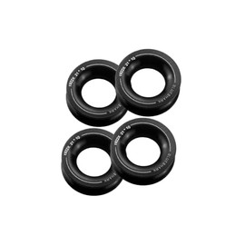 Blueshark Blue Shark: Premium Low-Friction Rings, 21mm x 10mm, (4-Pack), Black