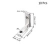 sourcing map Interior Joint Bracket, Inside Corner Connector 2020 Series