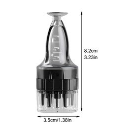 SYCOOVEN Scalp Applicator Comb for Hair Scalp Treatment, Hair Oil Applicator Bottle Brush Hair Massager for Hair Growth, Essential Oil Root Comb Applicator Bottle(Black)