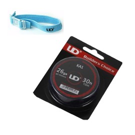 UD Wire [OKTOKYU] A1 Wire [Authentic] 24ga 26ga 28ga 10m for RBA Coil "RBA DIY" (Wire 26 + Spool Tamer each 1 piece)