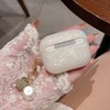 PHOEACC for Airpod 4 Case Cute Luxury Glitter Pearl Shell