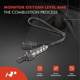 A-Premium - Sensor de oxígeno O2 compatible con Toyota Corolla 1995-1997 1.6L 1.8L, Celica 1992-1993 2.2L, MR2 1992-1995 2.2L y Geo Prizm 1995-1997 1.6L 1.8L, reemplazo# 8999999999 44551444380,