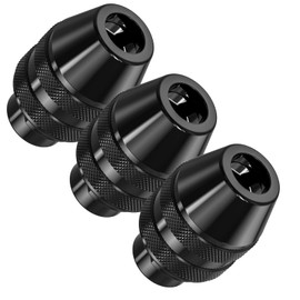 4486 Drill Chuck for Dremel, Ancable Keyless Chuck for Dremel Replacement 1/32-1/8 Chuck Three-Jaw Drill Chuck, Drill Accessories for Dremel 4000, 3000, 300, 200, 100, 8200, etc. (Pack of 3)