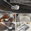 PXIRQ Stainless Steel Scrubber with 13.78" Metal Handle - Includes