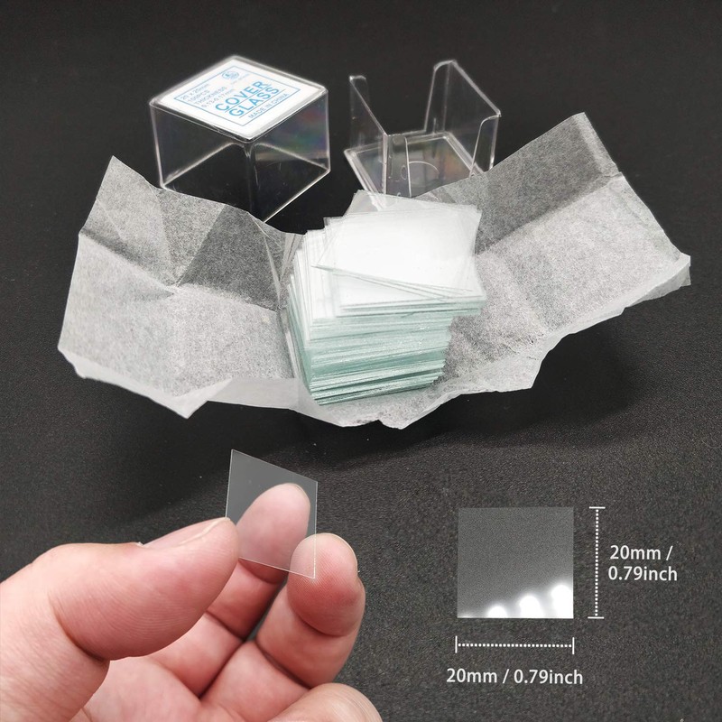 100 PCS High Quality Chamfered Pre-Cleaned Microscope Slides and Ground