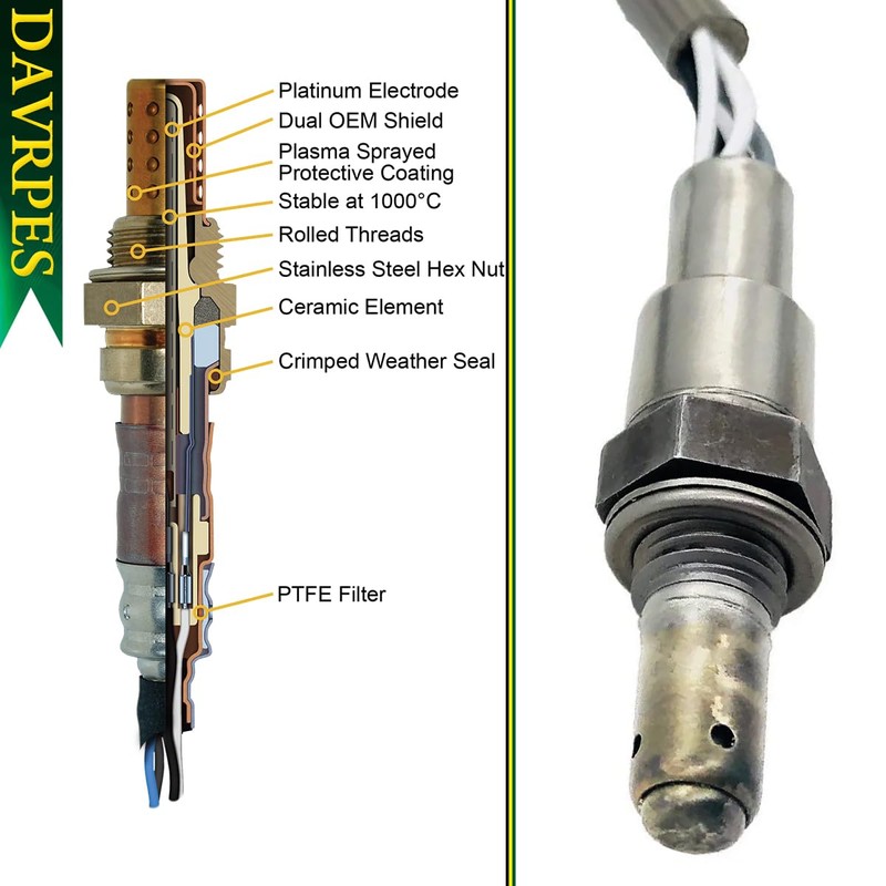 DAVRPES 35655-ZY3-C01 O2 Oxygen Sensor Lambda Probe Sensor Replacement for