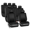 FH Group Car Seat Covers Three Row 8 Seater Cloth