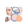 2pcs Base De Maquillaje Polvo Compacto Fijador Matte