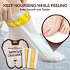 LANBENA Coffee Foot Peel Mask, Exfoliator Peel Off Calluses Dead