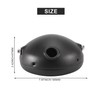 Gokelomg 7 Motorcycle Retro LED Headlight Base in Black