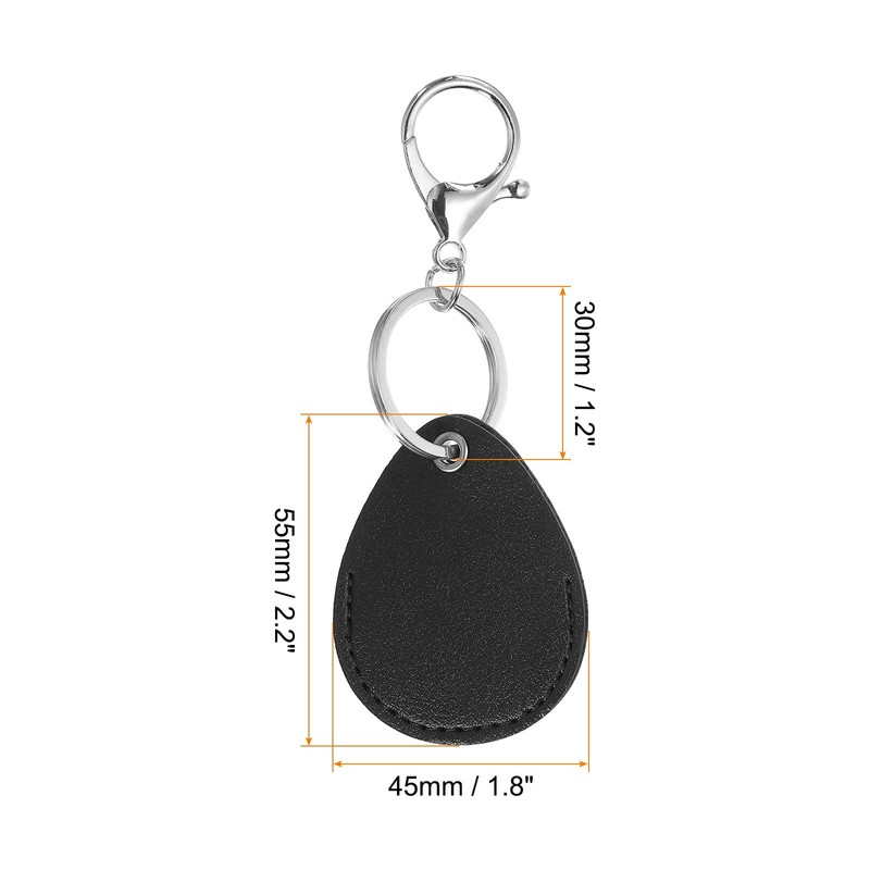 [PATIKIL] Leather Key Chain Leather Key Holder with Key Holder