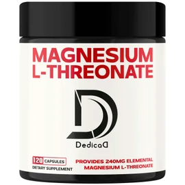 Magnesium L-Threonate 2000mg Capsules - 240mg Elemental Magnesium per Serving - 120 Pills