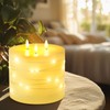Amagic 6"x6" Extra Large Flameless Candles with 3 Wicks, Battery