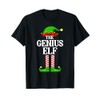Genius Elf Family Matching Group Funny Christmas T-Shirt