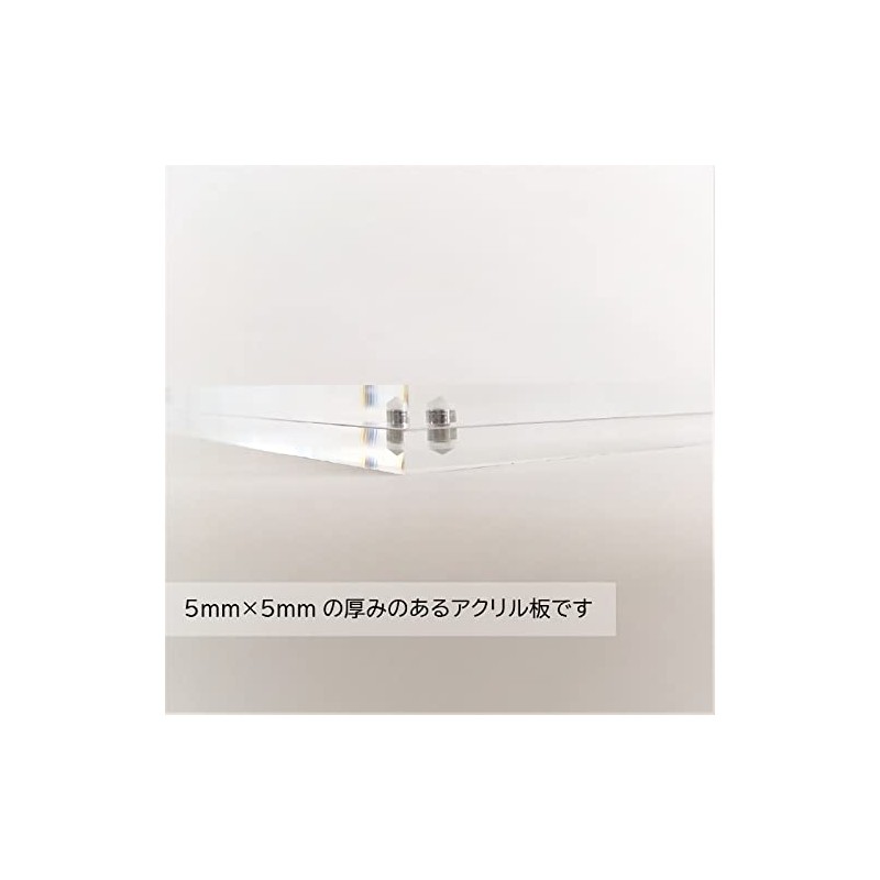 Yuyang G-907 Acrylic Magnetic Frame, 2L, Transparent, Tabletop Photo Frame